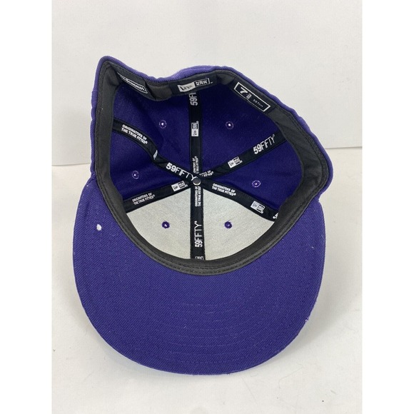 The Hundreds Adam Outline Bomb 59Fifty Snapback Cap 73/4 Purple - Picture 9 of 12